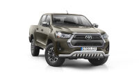 Low spoiler bar with axle-plate - Toyota Hilux (2021 -)