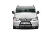 Frontschutzbügel mit Grill SCHWARZ - Mercedes-Benz Vito (2003 - 2010)