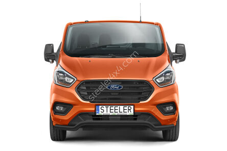 Front cintres pare-buffle NOIR - Ford Transit Custom (2018 - 2023)