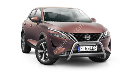 Pare-buffle avant avec barre transerversale - Nissan Qashqai (2021 -)