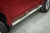 Stainless steel side bars with checker plate steps - Fiat Fullback (2015 -)