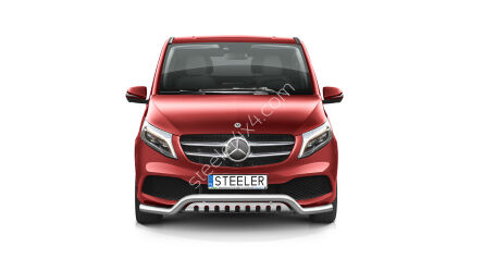 Front cintres pare-buffle avec plaque de protection - Mercedes-Benz V-Class (2019 -)