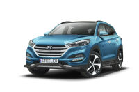 Front cintres pare-buffle NOIR - Hyundai Tucson (2015 - 2018)