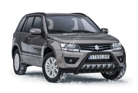 Frontschutzbügel mit Grill SCHWARZ - Suzuki Grand Vitara (2012 - 2014)