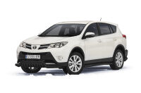 Front cintres pare-buffle avec plaque de protection NOIR - Toyota RAV4 (2013 - 2016)