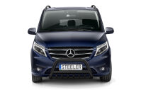 Orurowanie przednie z grillem CZARNE - Mercedes-Benz Vito (2020 - 2024)