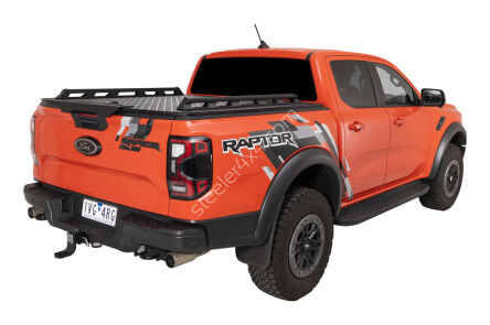 Premium Aluminum Tailgate for Ford Ranger / Raptor 2023 - ARB-R23-HLID02P  ARB is pleased to present the latest rigid load bed cover, the ARB Hardlid. With its durable and versatile design, this tailgate serves, among other things, as a solid mounting pla