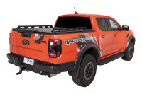 Premium Aluminum Tailgate for Ford Ranger / Raptor 2023 - ARB-R23-HLID02P  ARB is pleased to present the latest rigid load bed cover, the ARB Hardlid. With its durable and versatile design, this tailgate serves, among other things, as a solid mounting pla