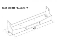 Support de treuil - Ford Ranger (2007 - 2012)