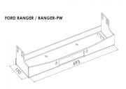 Płyta montażowa wyciągarki - Ford Ranger (2007 - 2012)