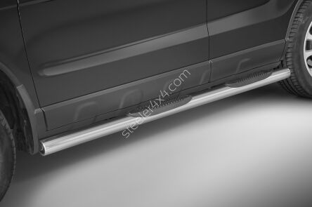 Stainless steel side bars with plastic steps - Honda CRV (2006 - 2009)