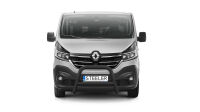 Orurowanie przednie z poprzeczką CZARNE - Renault Trafic (2019 - 2021)