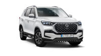 Orurowanie rozłożyste z blachą CZARNE - SsangYong Rexton (2018 - 2021)