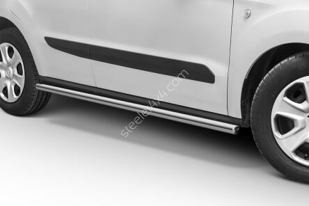 Stainless steel side bars - Ford Courier (2018 -)