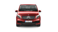 Orurowanie rozłożyste z blachą CZARNE - Mercedes-Benz V-Class (2019 - 2024)