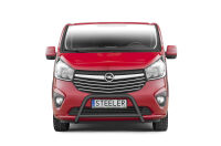 Pare-buffle avant avec barre transerversale NOIR - Opel Vivaro (2014 - 2019)