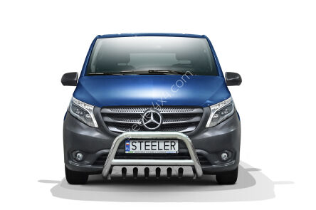 Pare-buffle avant avec plaque de protection - Mercedes-Benz Vito (2014 - 2020)