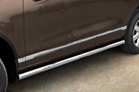 Stainless steel side bars - Volkswagen Touareg (2011 - 2015)