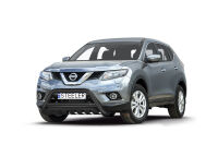 Pare-buffle avant avec plaque de protection NOIR - Nissan X-Trail (2014 - 2017)