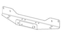 Hidden winch mounting plate - Isuzu D-Max (2007 - 2011)