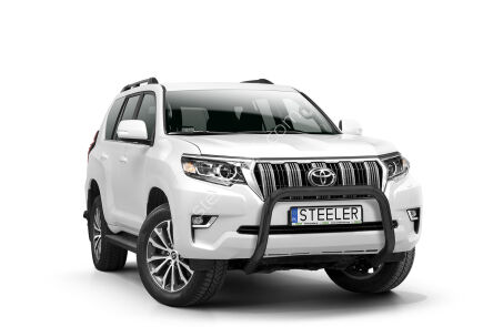 Pare-buffle sans barre transversale NOIR - Toyota Land Cruiser 150 (2017 -)