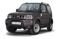 Orurowanie przednie z poprzeczką CZARNE - Suzuki Jimny (2005 - 2012)