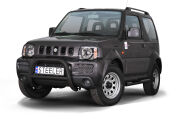 Pare-buffle avant avec barre transerversale NOIR - Suzuki Jimny (2005 - 2012)