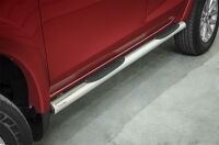 Stainless steel side bars with plastic steps - Fiat Fullback (2015 -)