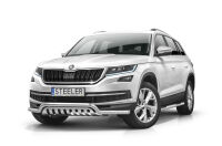 Front cintres pare-buffle avec plaque de protection - Skoda Kodiaq (2016 - 2021)