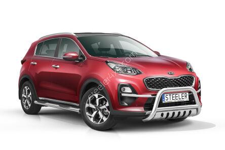 кенгурин с защитой передней оси типа Б - KIA Sportage (2018 - 2021)