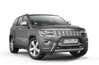 Orurowanie przednie bez poprzeczki CZARNE - Jeep Grand Cherokee (2015 - 2021)