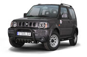 Frontschutzbügel mit Blech SCHWARZ - Suzuki Jimny (2005 - 2012)