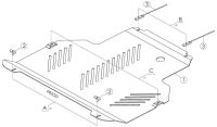 Motor und Getriebe - Aluminium - Ford Connect (2018 -)