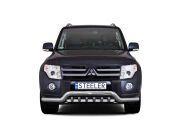 Front cintres pare-buffle avec grill - Mitsubishi Pajero (2007 - 2015)