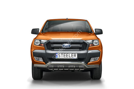 нижний передний бампер с защитой типа А - Ford Ranger (2016 - 2019 - 2022)