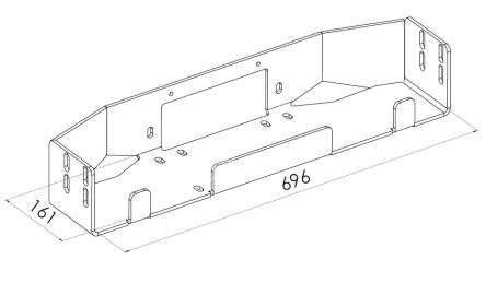 Hidden winch mounting plate - Suzuki Jimny (2012 - 2018)