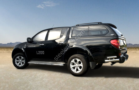 нижний задний бампер (боковая защита) - Mitsubishi L200 (2009 - 2015)