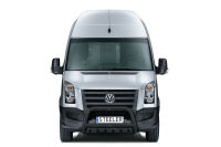 Frontschutzbügel mit Blech SCHWARZ - Volkswagen Crafter (2006 - 2017)