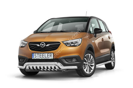 Frontschutzbügel mit Blech - Opel Crossland X (2017 - 2020)