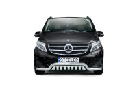 нижний передний бампер с защитой типа Б - Mercedes-Benz V-Class (2014 - 2019)