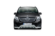 нижний передний бампер с защитой типа Б - Mercedes-Benz V-Class (2014 - 2019)