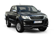 Front cintres pare-buffle NOIR - Toyota Hilux (2005 - 2011 - 2015)