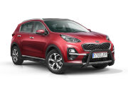 Orurowanie przednie bez poprzeczki CZARNE - KIA Sportage (2018 - 2021)