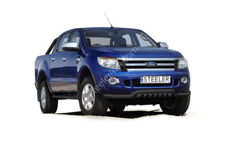 Frontschutzbügel mit Blech SCHWARZ - Ford Ranger (2012 - 2016)