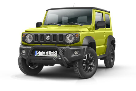 Orurowanie przednie z poprzeczką CZARNE - Suzuki Jimny (2018 - 2020 -)