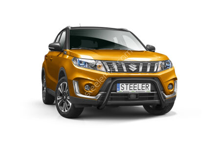 Orurowanie przednie bez poprzeczki CZARNE - Suzuki Vitara (2018 -)