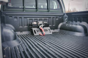 Universal winch mounting plate for cargo space - low