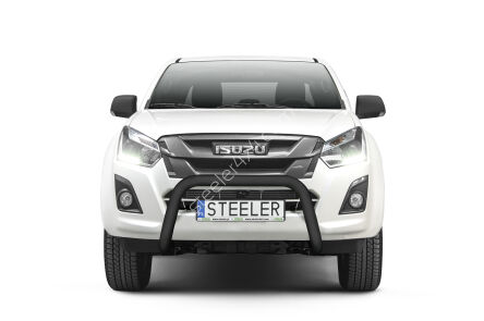 Pare-buffle sans barre transversale NOIR - Isuzu D-Max (2012 - 2017 -)