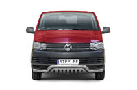 Front cintres pare-buffle avec plaque de protection - Volkswagen T6 (2015 - 2019)