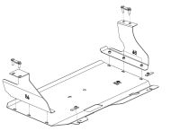 Engine bay and transmission case - aluminium - Ford Transit (2014  - 2019) / Transit Custom Euro 6 (2012 - 2019)